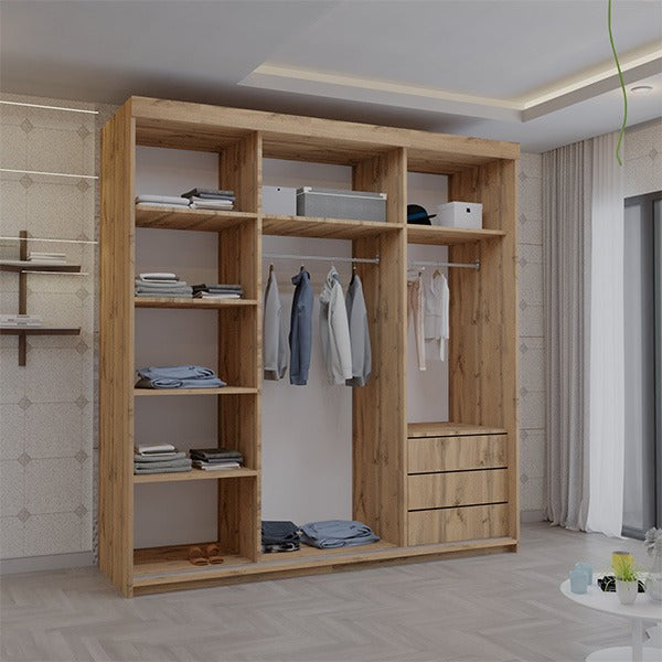 Serbia Votan Sliding Wardrobe 150cm/200cm