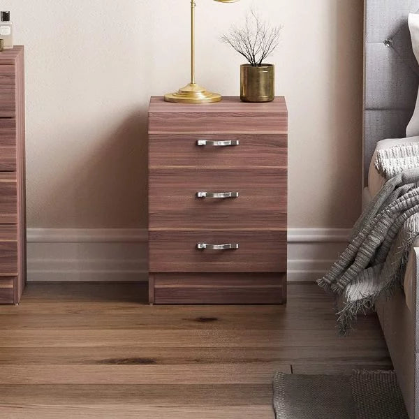 Walnut Bedside Drawers