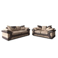 DINO BEIGE/BROWN SOFA SET