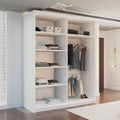 VISION WHITE WARDROBE 120cm/150cm/180cm/203cm