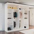 VISION WHITE WARDROBE 120cm/150cm/180cm/203cm