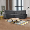 SELLY GREY LARGE CORNER SOFA