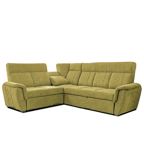 SELLY MUSTARD LARGE CORNER SOFA