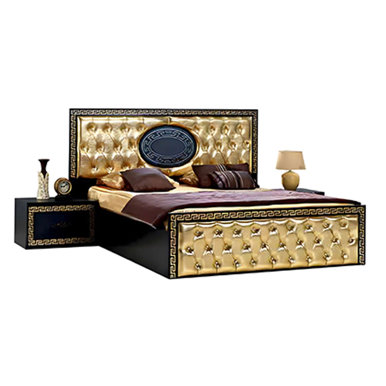 VEGAS BLACK&amp;GOLD BEDROOM SET