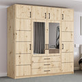 Barcelona 240cm Grey with TOP BOX Wardrobe