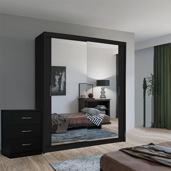 CHICAGO BLACK WARDROBE SET