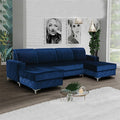 BORYS BLUE SOFA BED LARGE