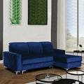 BORYS BLUE SOFA BED SMALL
