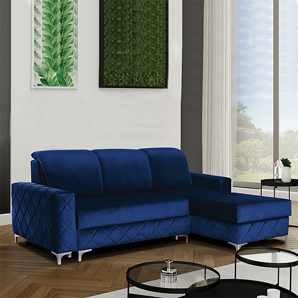 BORYS BLUE SOFA BED SMALL