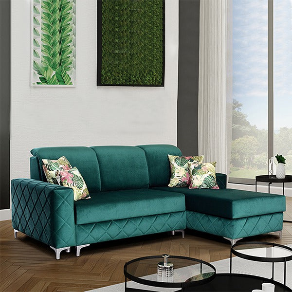BORYS GREEN SOFA BED SMALL
