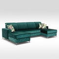 BORYS GREEN SOFA BED LARGE