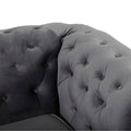 HERO CHESTERFIELD GREY 3+2 SOFA