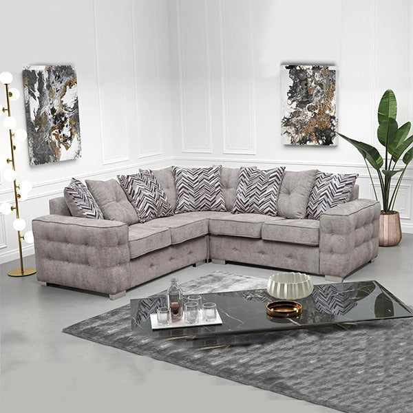 ERITH CREAM CORNER SOFA