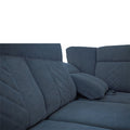 SELLY BLUE LARGE CORNER SOFA BED