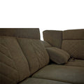 SELLY BROWN LARGE CORNER SOFA