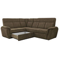 SELLY BROWN LARGE CORNER SOFA
