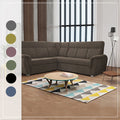 SELLY BROWN LARGE CORNER SOFA