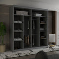 DIAMOND GREY WARDROBE 150cm/203cm