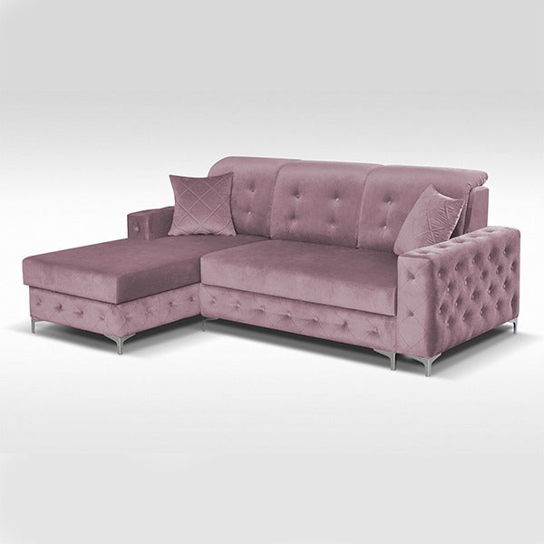 VERSO SMALL PINK SOFA BED