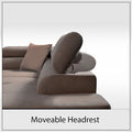 LIDO Brown Corner Sofa Bed