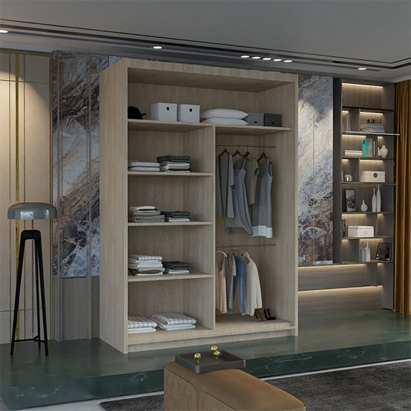 MARIKA OAK WARDROBE 120cm/150cm/180cm/203cm