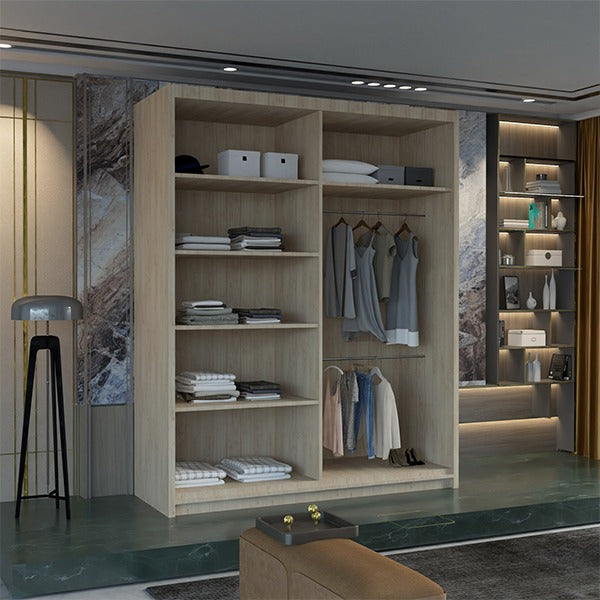 MARIKA OAK WARDROBE 120cm/150cm/180cm/203cm