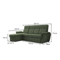 SELLY GREEN SMALL SOFA BED