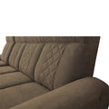 SELLY BROWN SMALL SOFA BED