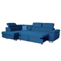 LAGUNA BLUE CORNER SOFA BED