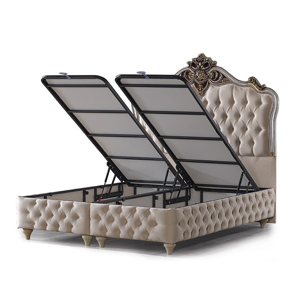 ITALIAN CREAM STORAGE BED