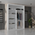 CHICAGO WHITE WARDROBE 250cm