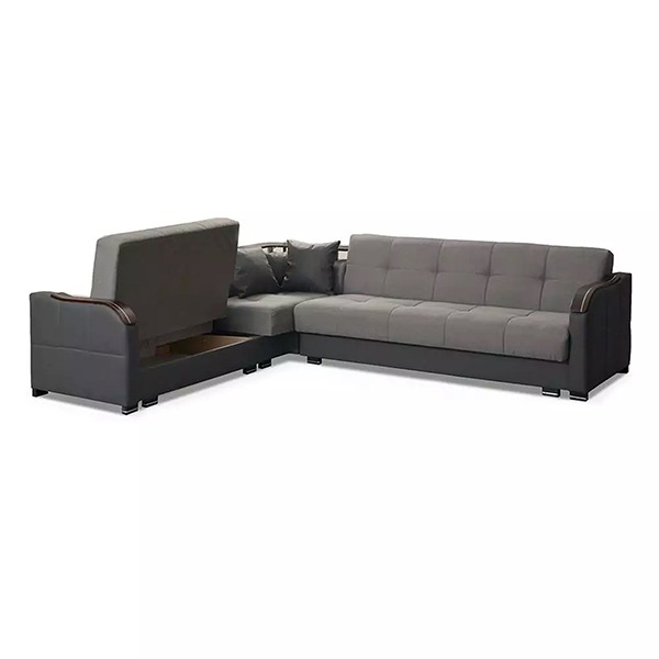 FUTURO BROWN CORNER SOFA BED - Image 3