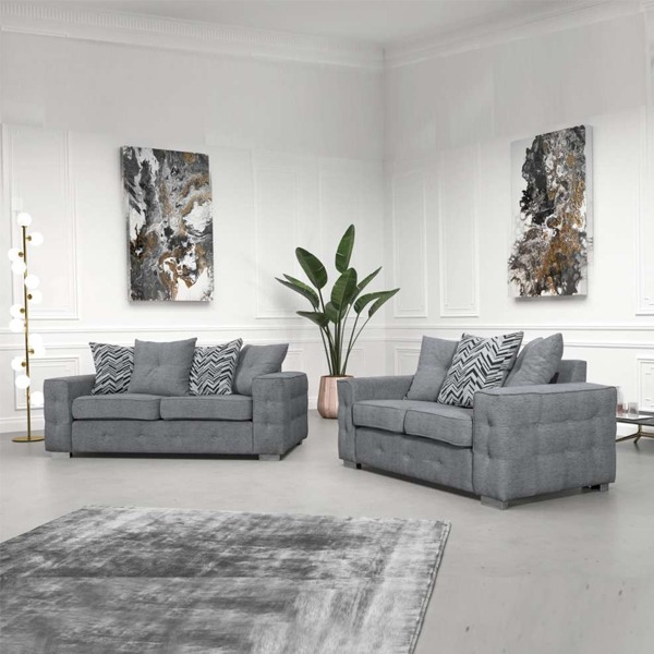 ERITH GREY SOFA SET