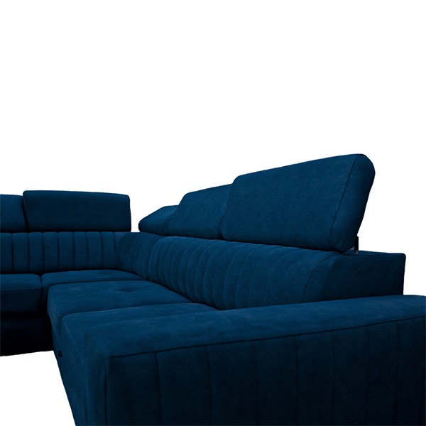 HOUSTON BLUE CORNER SOFA BED - Image 6