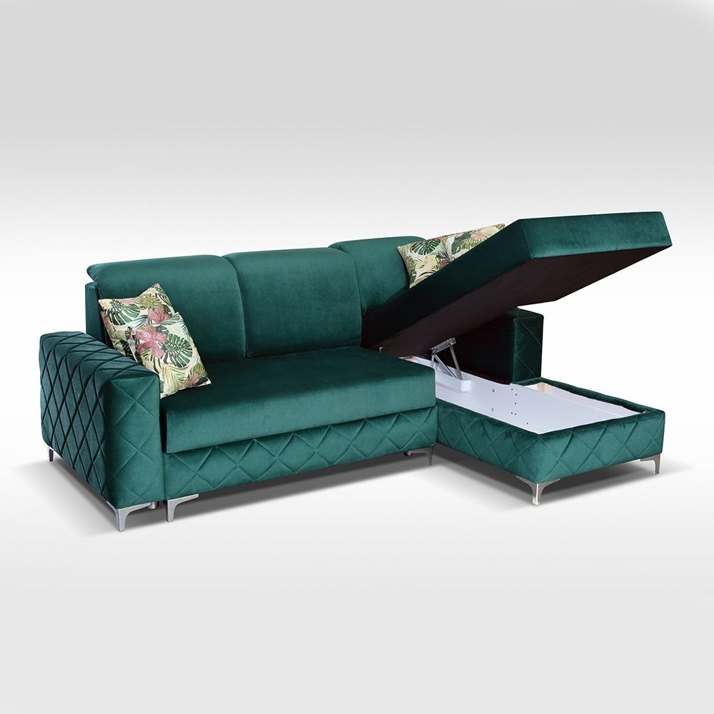 BORYS GREEN SOFA BED SMALL - Image 4