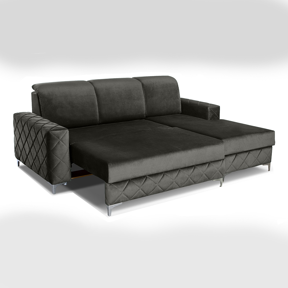 BORYS GREY SOFA BED SMALL - Image 4