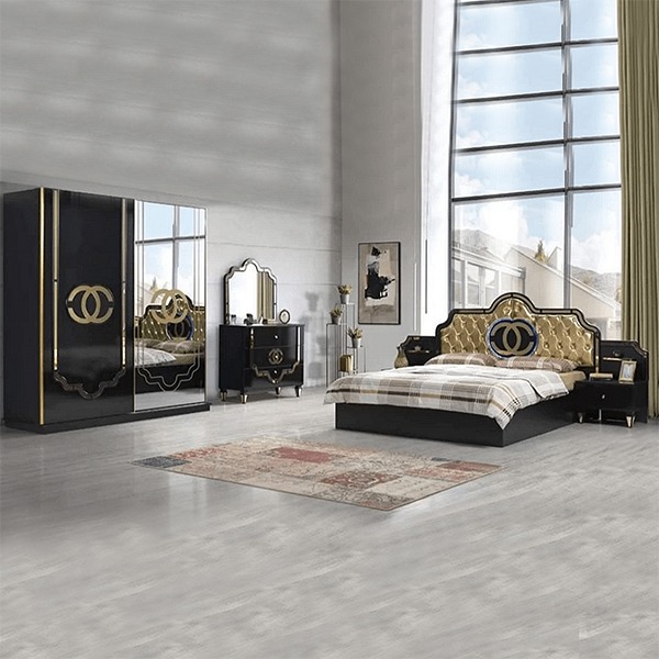 CHARLIE BLACK BEDROOM SET