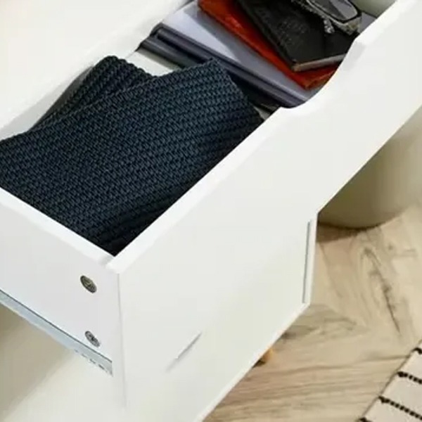 Chest of 4 Drawers in Oak or White - Image 3