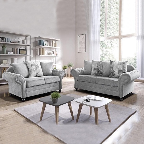 Hawaii 3+2 Seater Sofa Light Grey