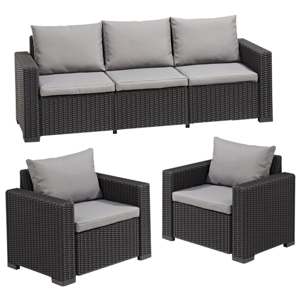 5-Seater Keter California Rattan Set - Image 5