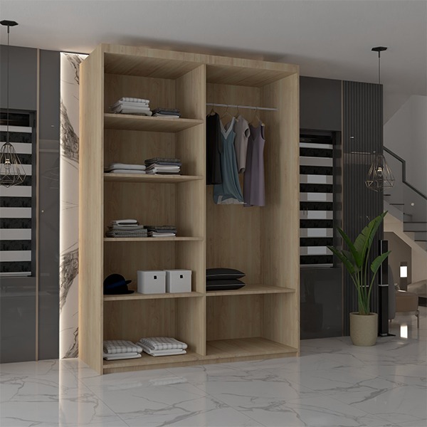 CHICAGO OAK WARDROBE 90/100/120/150/180/203cm - Image 5