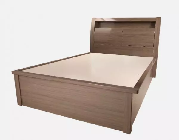 RUGBY OAK HIGH GLOSS BED - Image 4