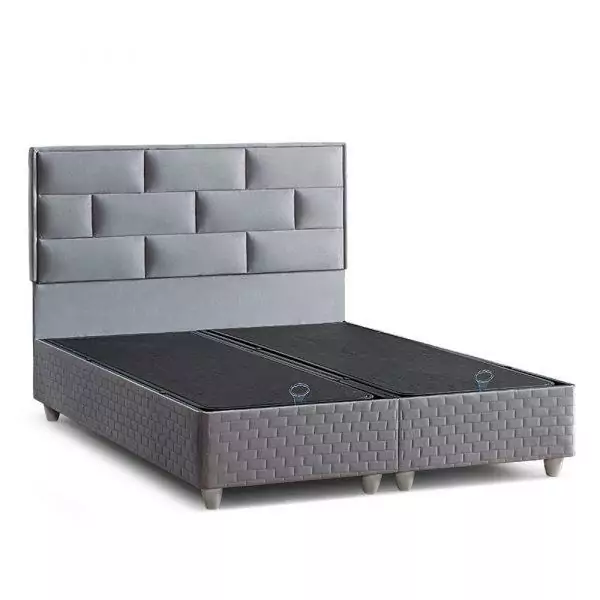 ROSE OTTOMAN GREY STORAGE BED - Image 3
