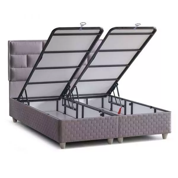 ROSE OTTOMAN GREY STORAGE BED - Image 2