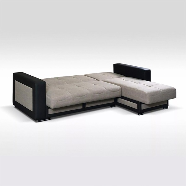 TINA CORNER SOFA BED GREY - Image 3