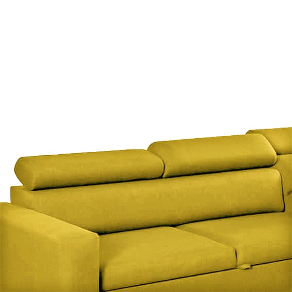 Hugo Yellow Corner Sofa Bed - Image 4