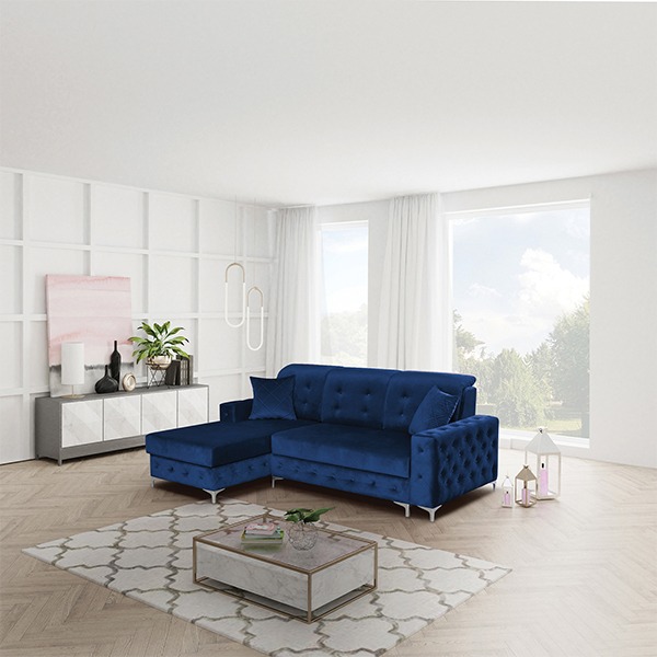 VERSO SMALL BLUE SOFA BED