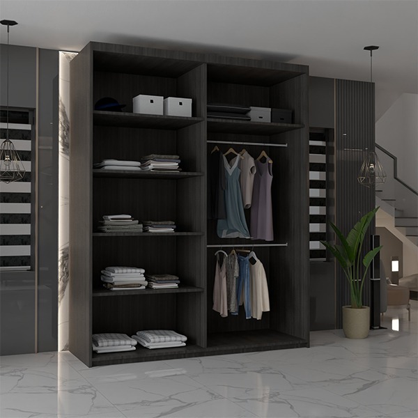 CHICAGO WENGE WARDROBE 250cm - Image 7