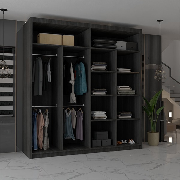 CHICAGO WENGE WARDROBE 250cm - Image 6