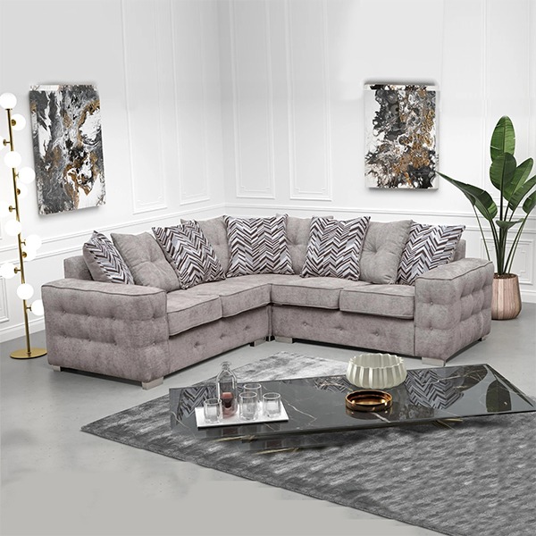 ERITH CREAM CORNER SOFA